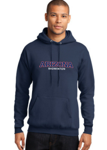 Fleece Pullover Hooded Badminton Sweatshirt