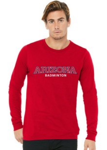 Unisex 100% Cotton Jersey Long Sleeve Badminton Tee