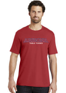 Men's 100% Cotton Table Tennis Tee