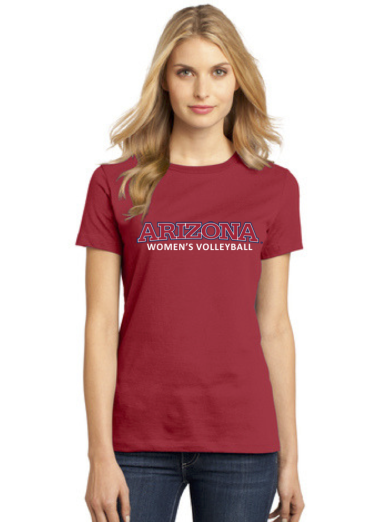 Women’s 100% Cotton Women’s Volleyball Tee