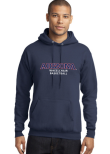 Fleece Pullover Hooded Wheelchair Basketball Sweatshirt